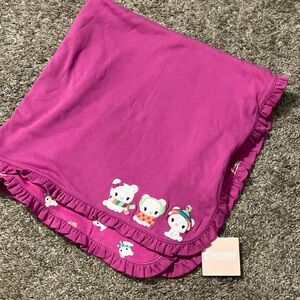 NWT 2013 Gymboree Winter Bears Ruffle Blanket